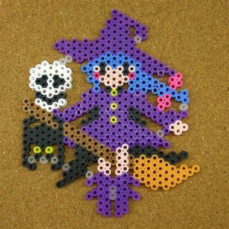 Halloween Crafts: How to Make a Melted Beads Witch